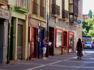 Calle Mayor de Pamplona.